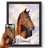 Animal et rendu Nous transformons la photo de votre cheval en portrait hommage en couleur