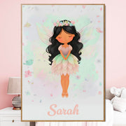 Déco chambre fille Petite fée au prénom — 8 - Ondulés