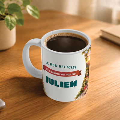 Mug couple personnalisé homme avec son prénom