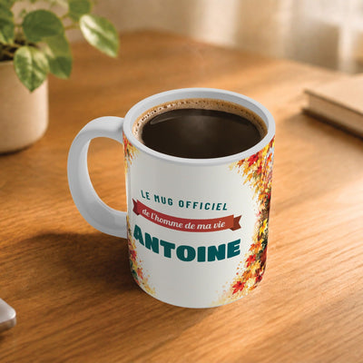 Mug couple personnalisé copain avec son prénom