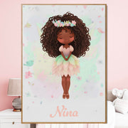 Déco chambre fille Petite fée au prénom — 7 - Afro