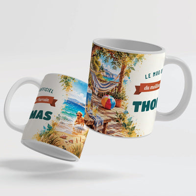 Mug personnalisé parrain avec son prénom