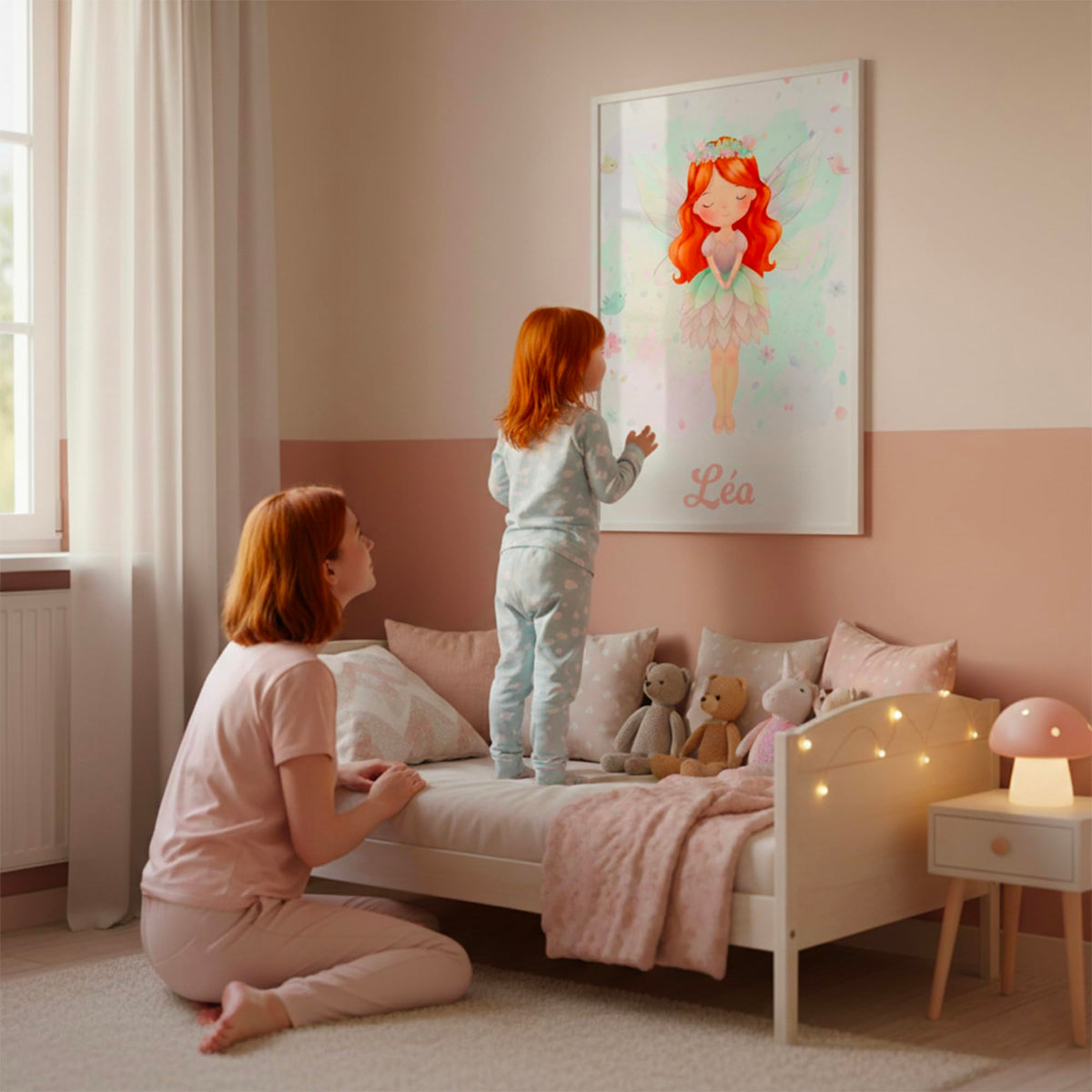 Déco chambre fille Petite fée au prénom — 4 - Rousse