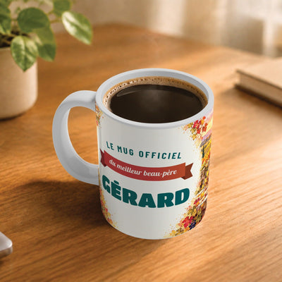Mug personnalisé beau-père avec son prénom