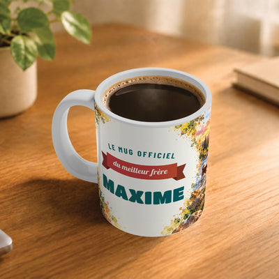 Mug personnalisé frère avec son prénom