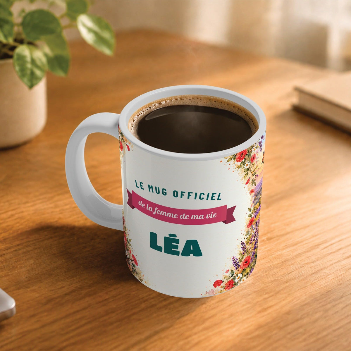 Mug couple personnalisé copine avec son prénom