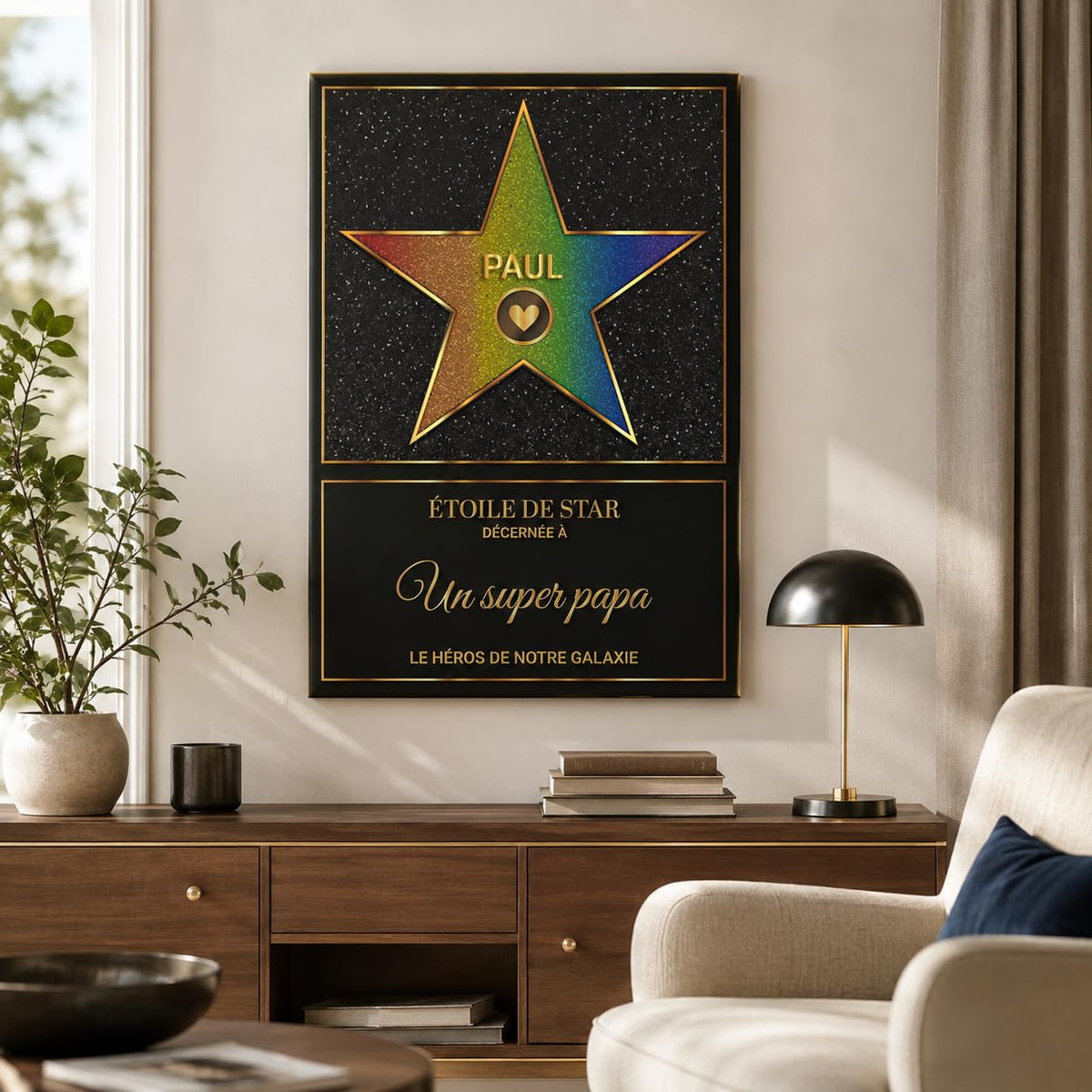 Étoile de star personnalisée au prénom — 16 Étoile multicolore