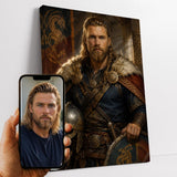 Personnage Portrait d'apparat d'après votre photo, en roi viking