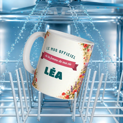 Mug couple personnalisé copine avec son prénom