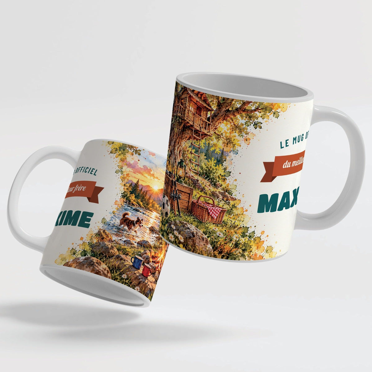 Mug personnalisé frère avec son prénom