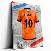 Maillot de foot personnalisé, nom et numéro — 10 - Pays-Bas