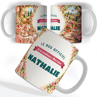 Mug personnalisé marraine avec son prénom