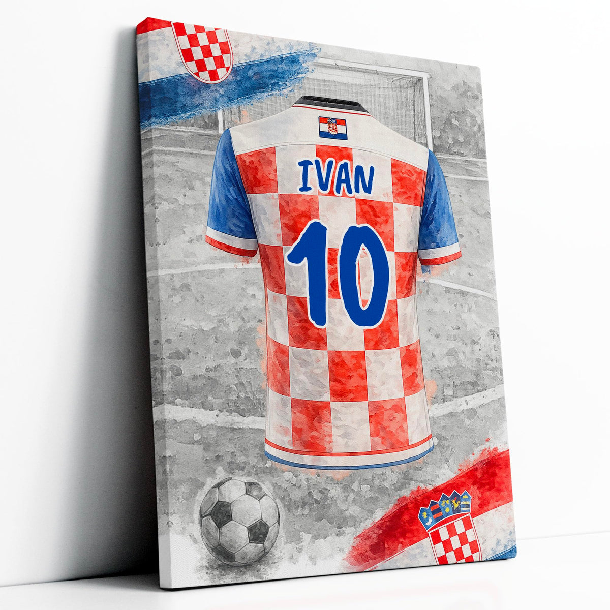 Maillot de foot personnalisé, nom et numéro — 5 - Croatie