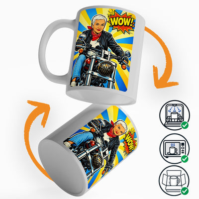 Mug d'après votre photo, en pop art