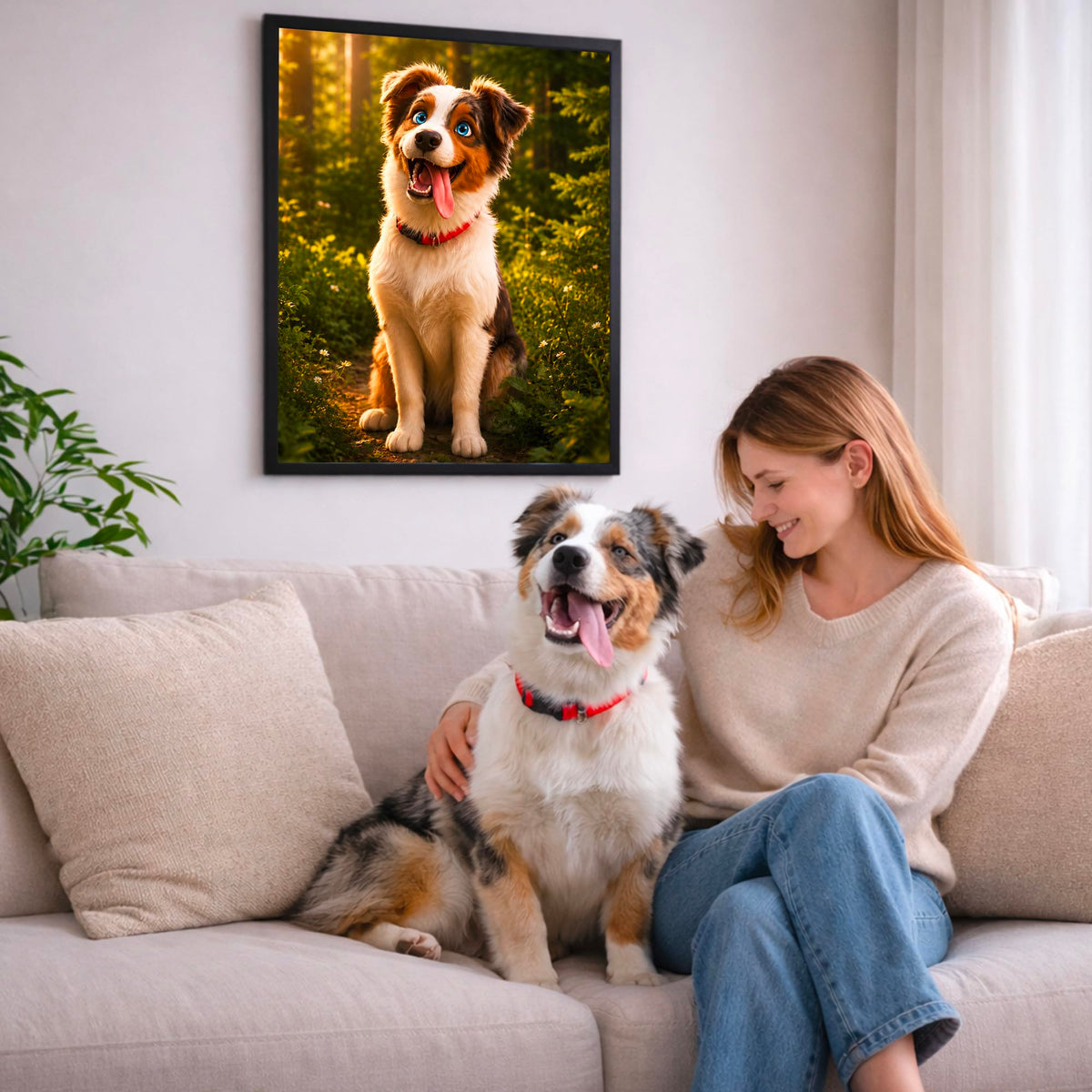 Portrait chien manga et caricature — Animation 3D