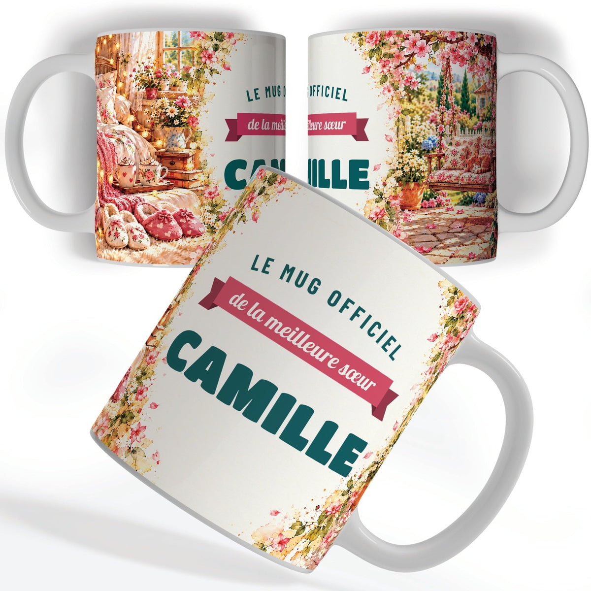 Mug personnalisé sœur avec son prénom