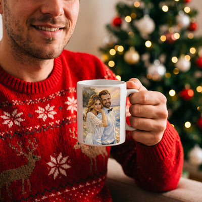 Mug d'après votre photo, en peinture à l'huile