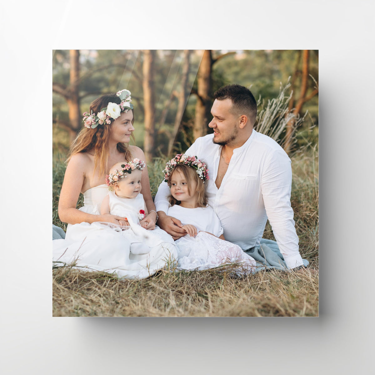 Tableau personnalisé photo et texte carré - Cadre photo personnalisé - Cadeau personnalisé - impressions sur toile, Affiche, bois, plexiglass Décoration Cadeau personnalisation