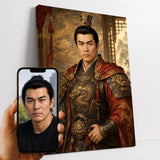Personnage Portrait d'apparat d'après votre photo, en empereur chinois