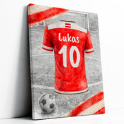 Maillot de foot personnalisé, nom et numéro — 3 - Autriche