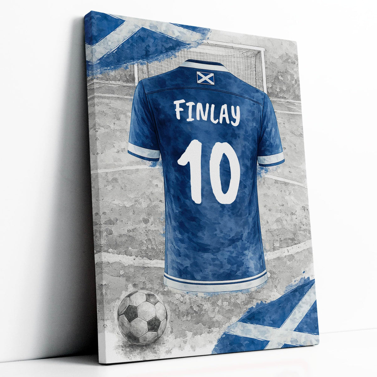 Maillot de foot personnalisé, nom et numéro — 13 - Écosse