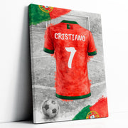 Maillot de foot personnalisé, nom et numéro — 11 - Portugal