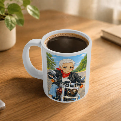 Mug manga personnalisé d'après votre photo