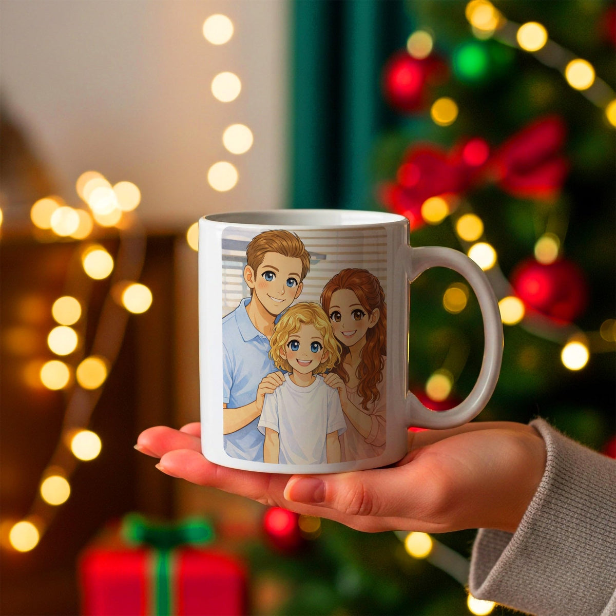 Mug manga personnalisé d'après votre photo