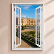 Trompe-l'œil fenêtre personnalisé, votre destination — Versailles