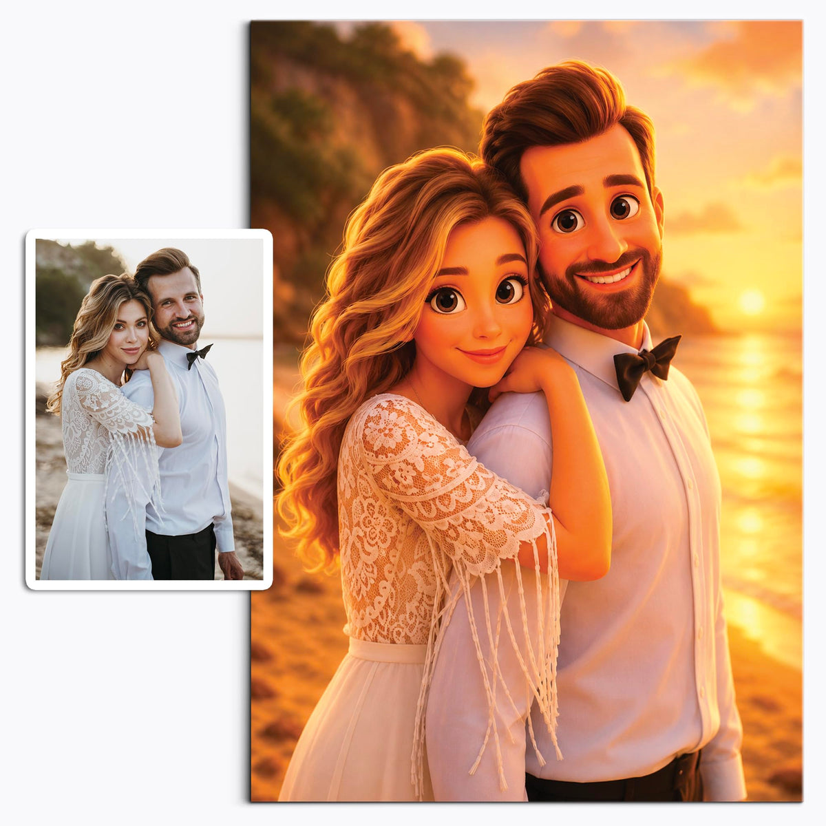 Caricature personnalisée d'après photo — Film Animation 3D