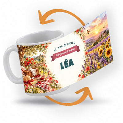 Mug couple personnalisé copine avec son prénom