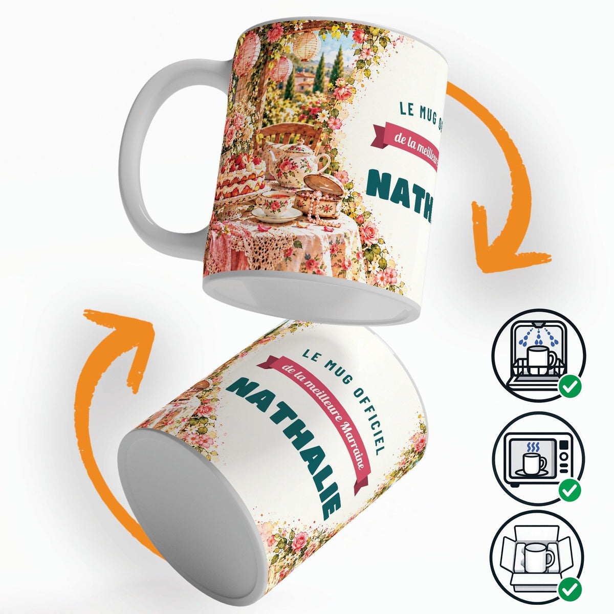 Mug personnalisé marraine avec son prénom