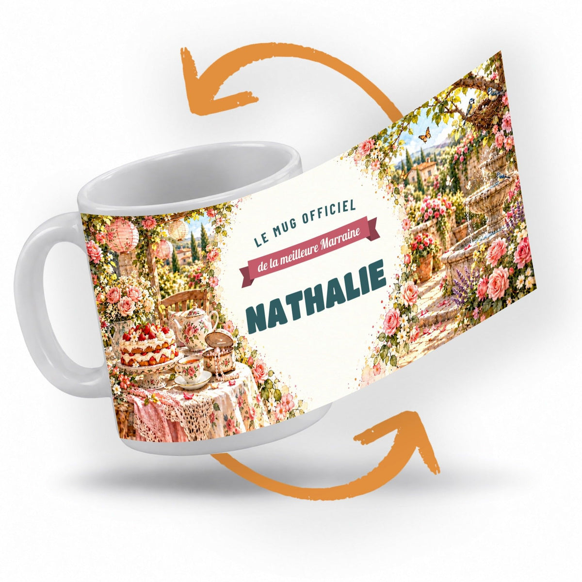 Mug personnalisé marraine avec son prénom