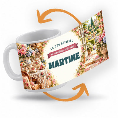 Mug personnalisé belle-mère avec son prénom