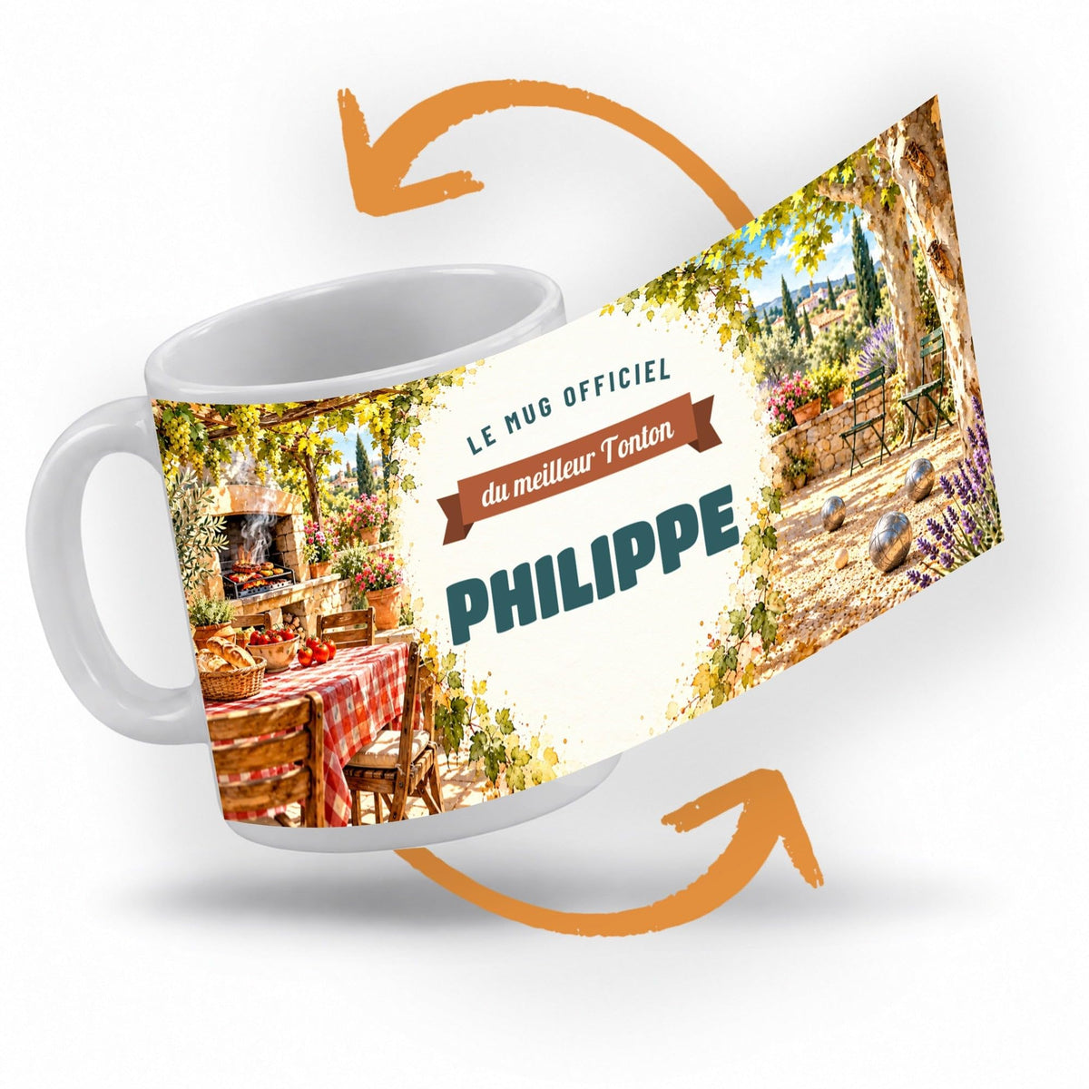Mug personnalisé tonton avec son prénom