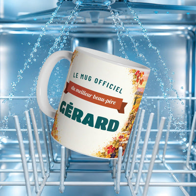 Mug personnalisé beau-père avec son prénom