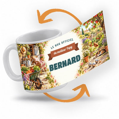 Mug personnalisé papy avec son prénom