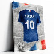 Maillot de foot personnalisé, nom et numéro — 7 - France