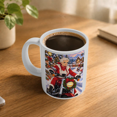 Mug manga de Noël d'après votre photo