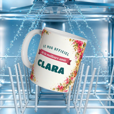 Mug personnalisé meilleure amie avec son prénom