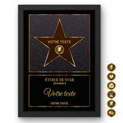 Étoile de star personnalisée au prénom — 13 Étoile orange
