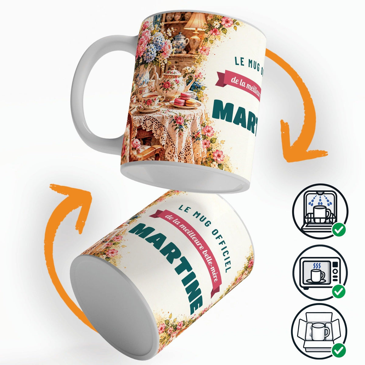 Mug personnalisé belle-mère avec son prénom