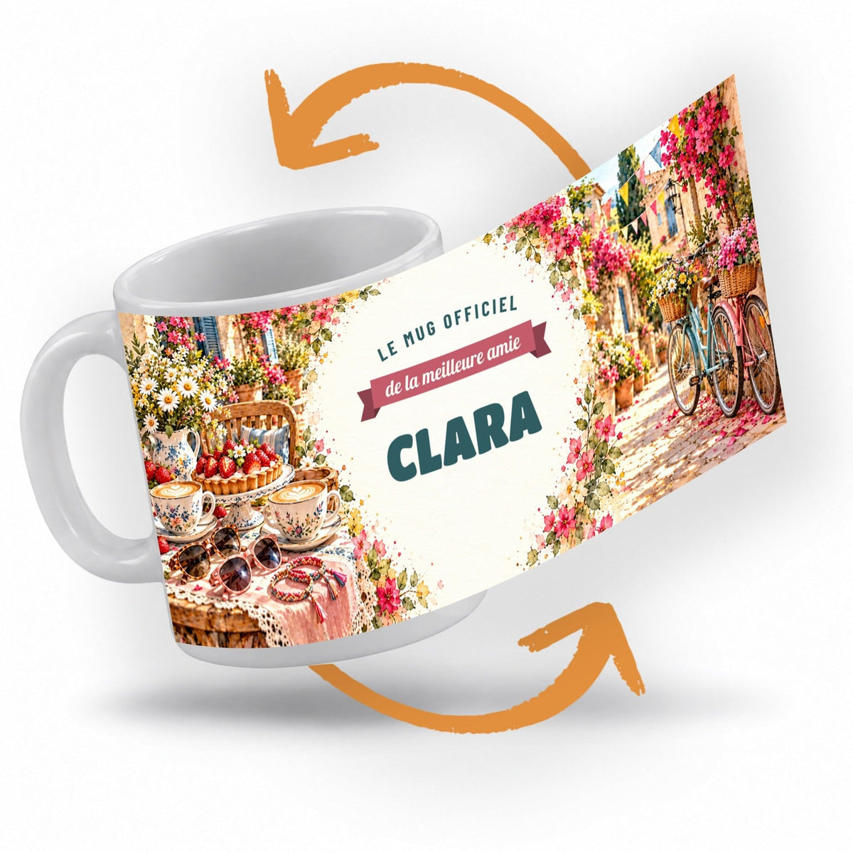 Mug personnalisé meilleure amie avec son prénom