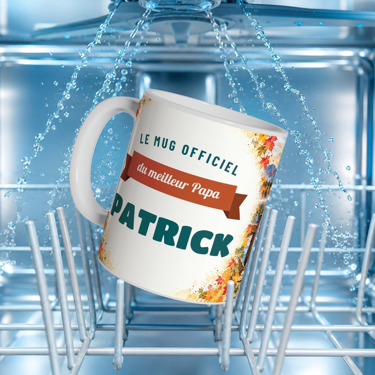 Mug personnalisé papa avec son prénom