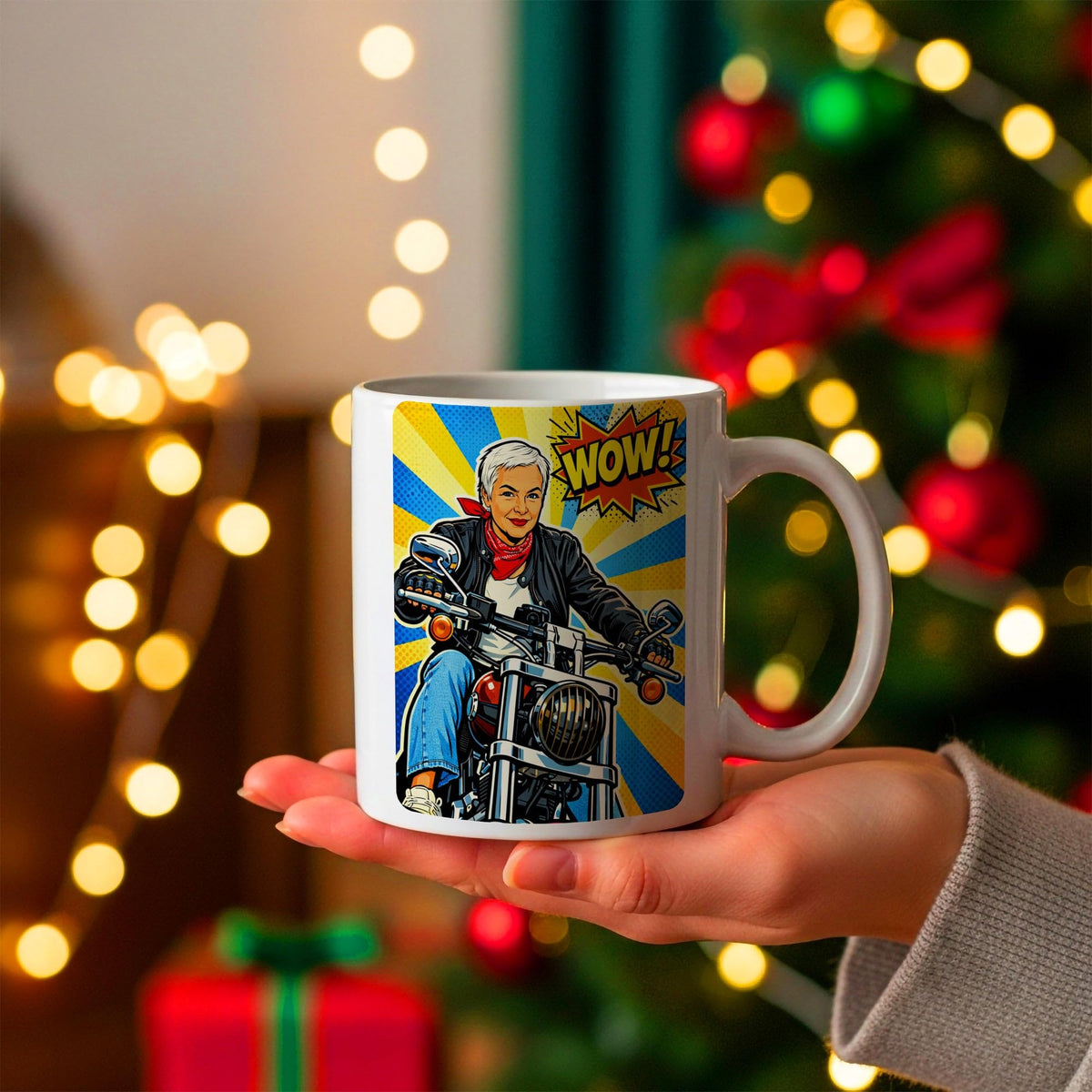 Mug d'après votre photo, en pop art