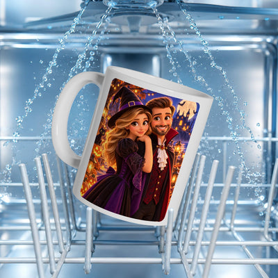 Mug d'Halloween d'après votre photo, en dessin animé 3D