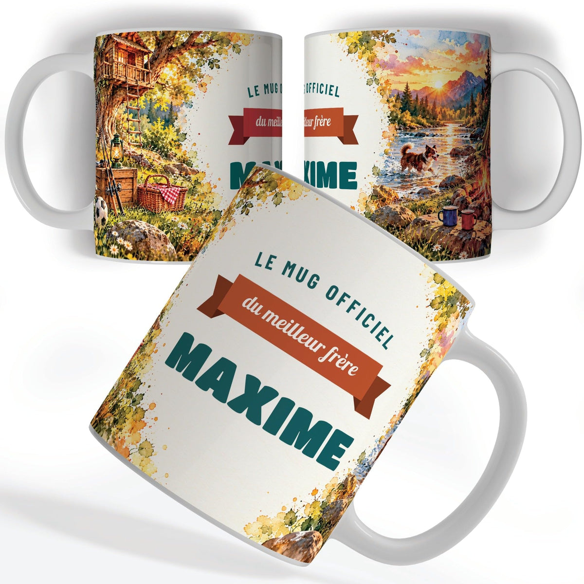 Mug personnalisé frère avec son prénom