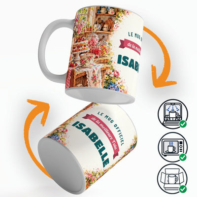 Mug personnalisé tata avec son prénom